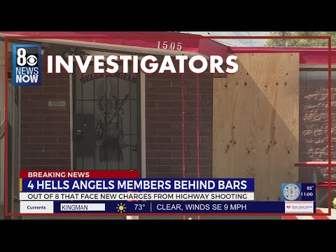 Las Vegas Hells Angels members, prospects face racketeering charges in connection with highway shoot