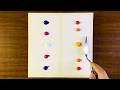 Simple Day & Night Painting - Acrylic Painting on Canvas #16 | Acrylic Painting
