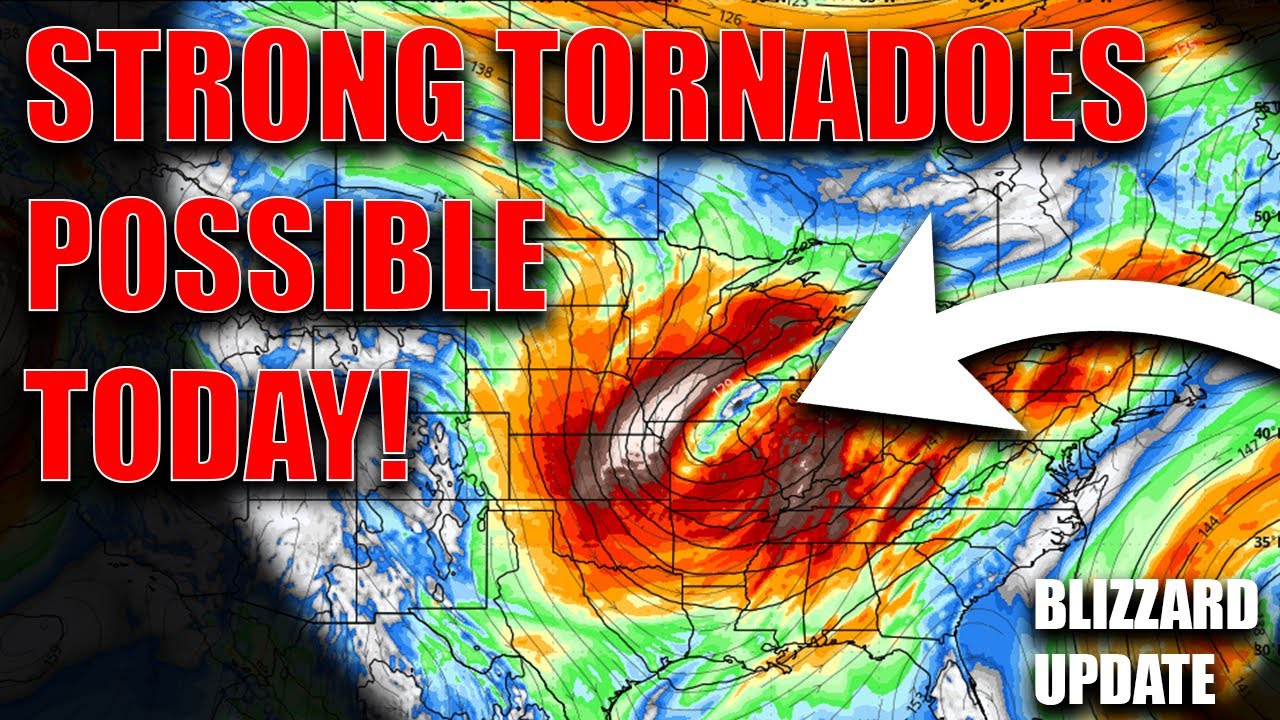 Strong Tornadoes Possible Today! Big Increase In Severe Storm Risk ...