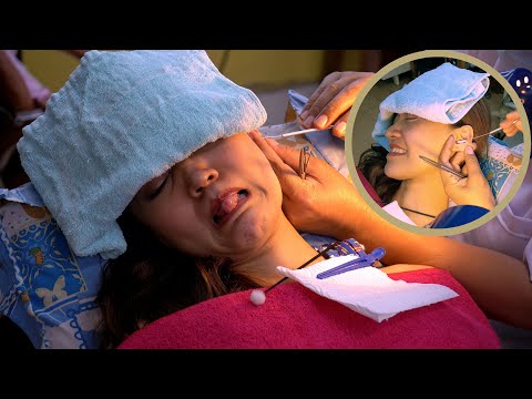 $3 Ear Cleaning ASMR Street Barber