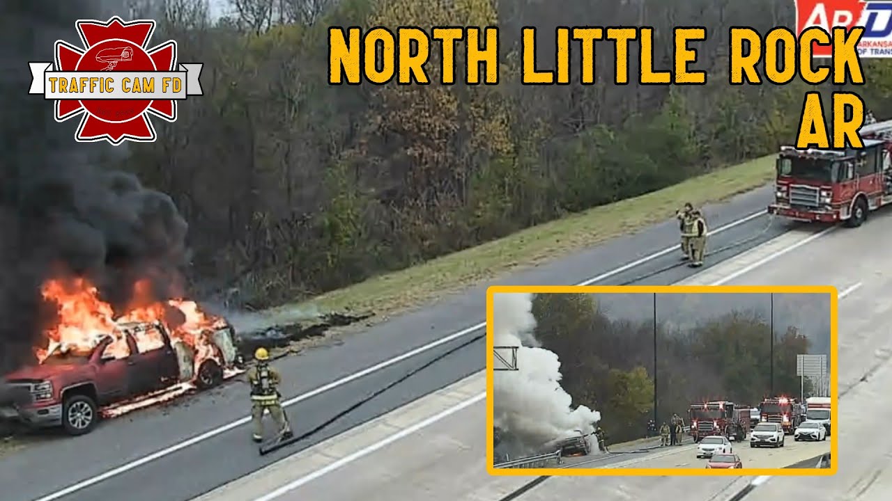 LITTLE ROCK, AR: Engine 4 & Engine 16 put out a car fire