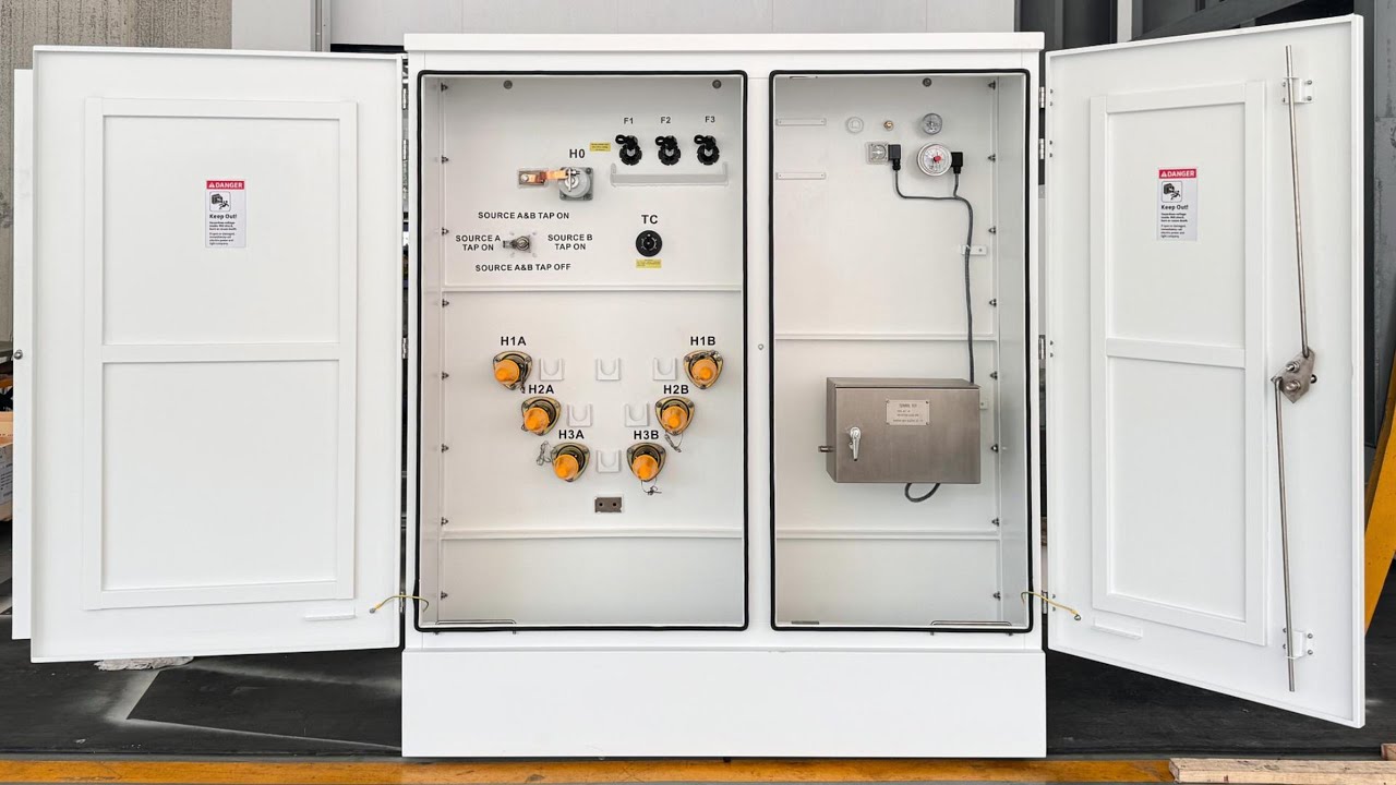 2500 kVA Three Phase Pad Mounted Transformer | DOE 2016 LV Flanged Side-mounted Bushings