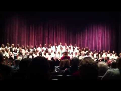 Voorheesville Middle School 7 & 8 grade chorus 2012