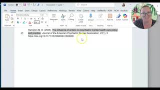 Changing PubMed's citations to APA