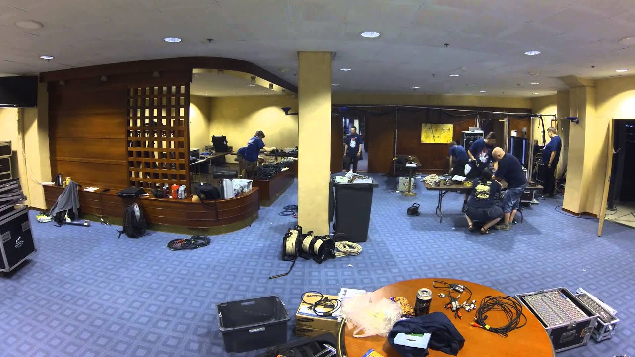 Dismantling AssemblyTV 2013 timelapse