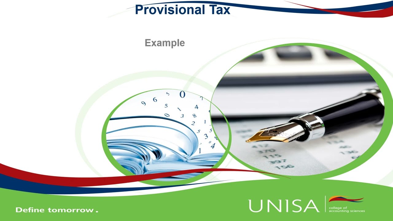 Provisional tax example