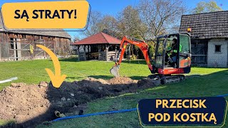 PRZECISK i KOPANIE POD PRZYŁĄCZE ⚡️ FOTOWOLTAIKA. Kret | Koparka | Uszkodzona Rura