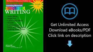 Download Writing Grade 4 (McGraw-Hill Learning Materials Spectrum) [P.D.F]