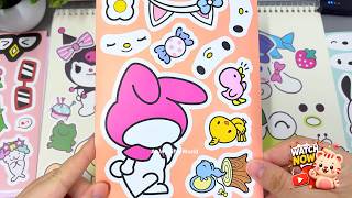 BIG Sanrio Face Change Sticker | ASMR + Soft Music | AnMy LittleWorld screenshot 1