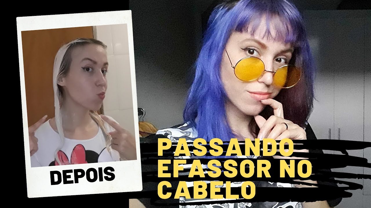 REMOVENDO TINTA DO CABELO COM EFAÇOL LOREAL (EFASSOR)