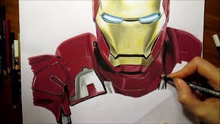 Iron Man Hızlı Çizimi - IRON MAN Nasıl Çizilir? -Speed Drawing Iron Man