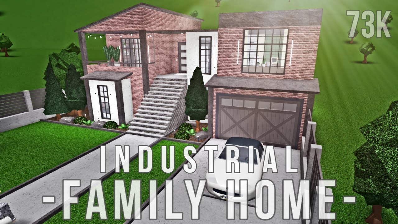 Bloxburg Industrial Family House 73k Youtube - bloxburg industrial family house 73k