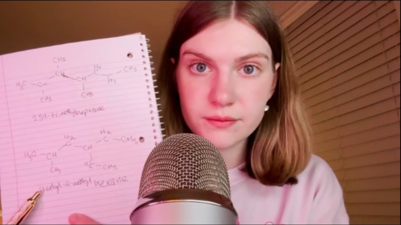 asmr roleplay | helping you study for your ochem quiz tomorrow!