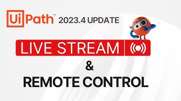 UiPath 2023.4 Update | Live Streaming & Remote Control | Latest Feature in UiPath |  Troubleshooting