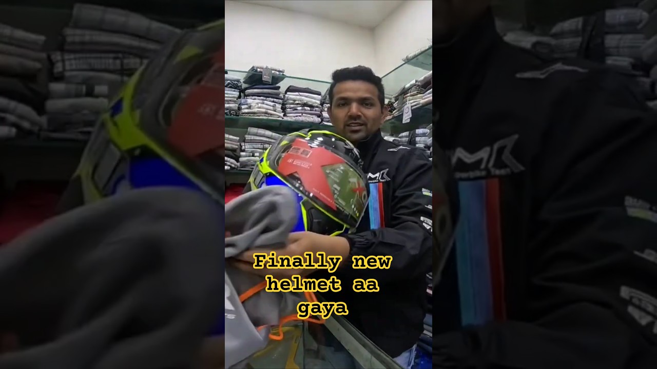 finally new helmet Axor hex 2 model neon colour with anti lock system 