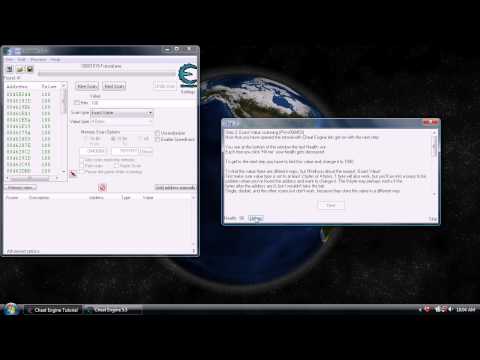 Cheat Engine 5.5 Tutorial 2/9 - Exact Value