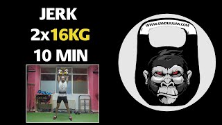 Jerk 2X16Kg X 10Min Iulian Marian Sandu Ikff Iko Kettlebell Sport