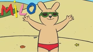 Milo goes to the beach | Cartoon for kids