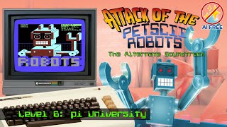 Attack of the Petscii Robots - Level 6: 𝛑 University screenshot 2