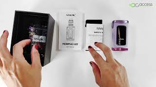 Cig Access - La minute Deboxing - Smoktech Kit Morph 3