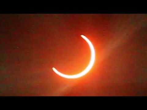 High-speed Annular Solar Eclipse At The Edge