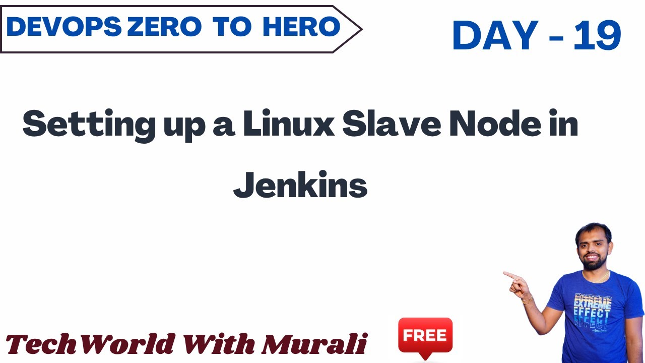 Day 19.2 | Setting up a Linux Slave Node in Jenkins | Step-by-Step ...