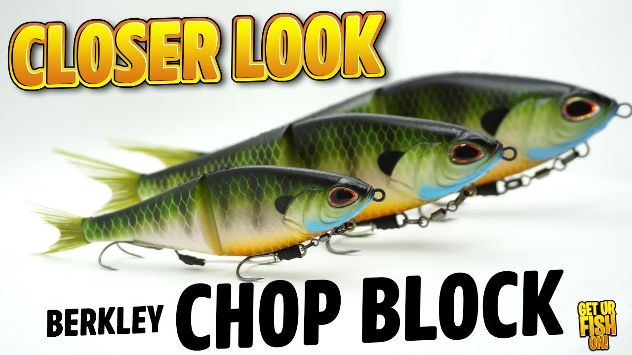 Berkley Chop Block Soft Body Bass Fishing Glide Bait