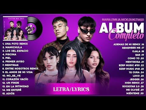 Maria Becerra, Emilia, Nicki Nicole, Tiago PZK - Tendencia 2024 - Colecciones Álbum Popular (Letra)