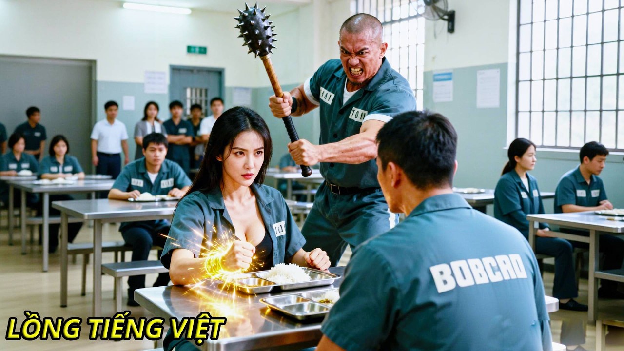 Nữ đại ca nhà tù bắt nạt cô gái quê, nhưng cô dùng thần lực hạ gục họ trong vài giây