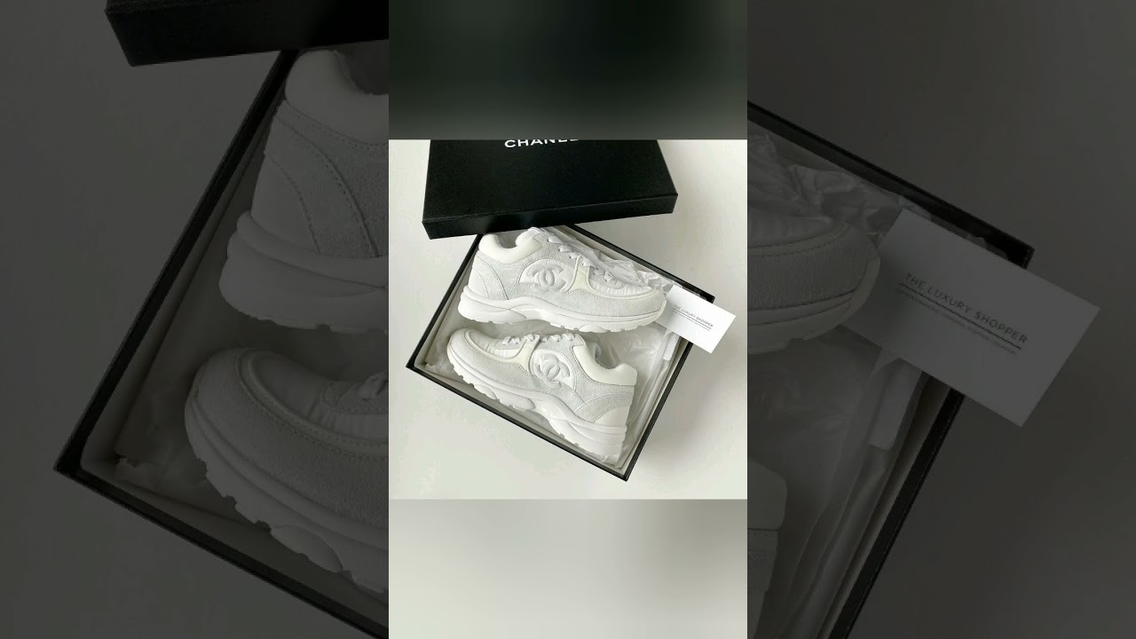 Chanel Low Top Trainer CC Triple White Unboxing