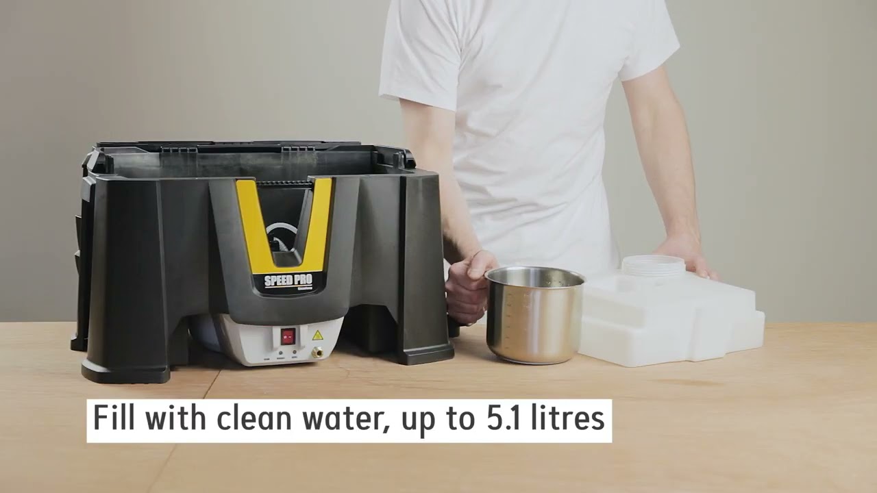 How to setup the SteamForce Speed Pro Wallpaper Steamer