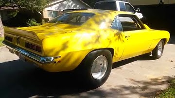 1969 Camaro idle and walk around.