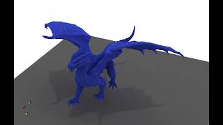 Celebrity Dragon impact on a flat plate using SPH Profile