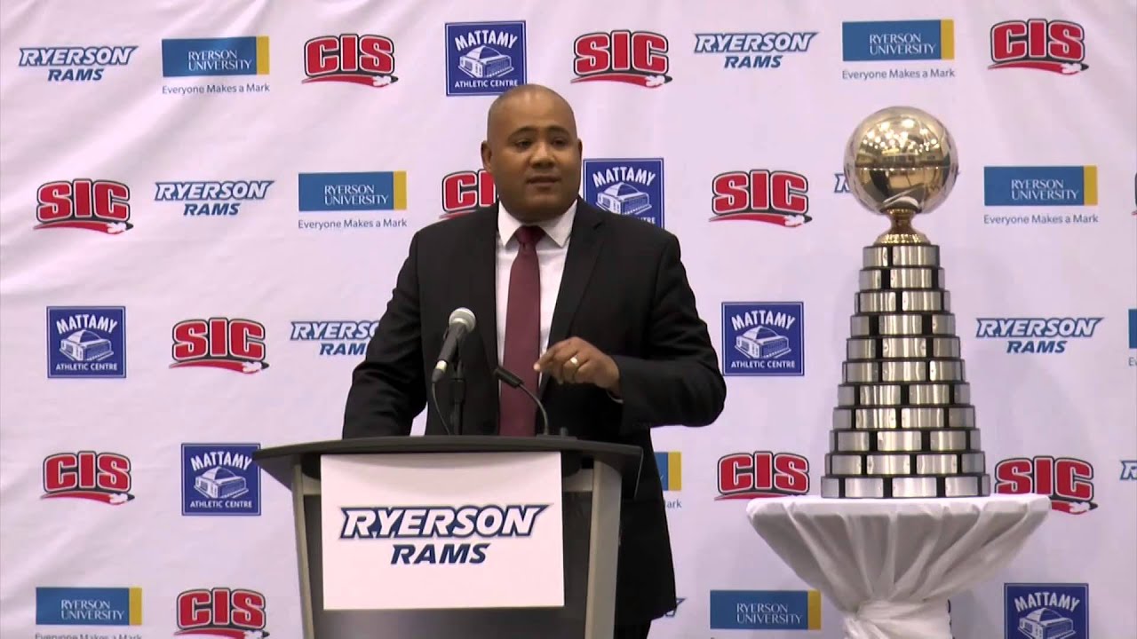 2015 CIS MBB Final 8 | Ryerson Rams Kick-off Event - YouTube