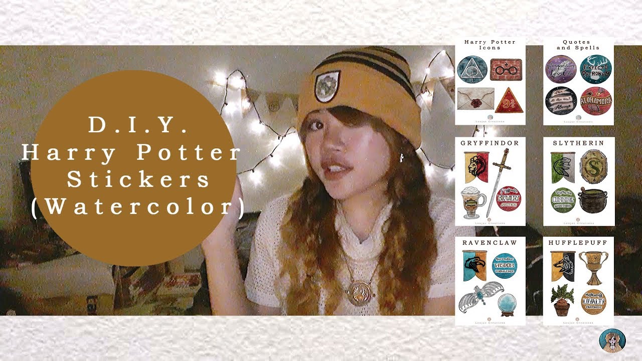 making harry potter themed stickers youtube