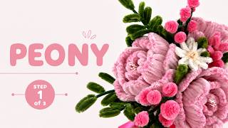 DIY Pipe Cleaner Peony Bouquet Tutorial | Part 1: How to Make a Peony screenshot 5