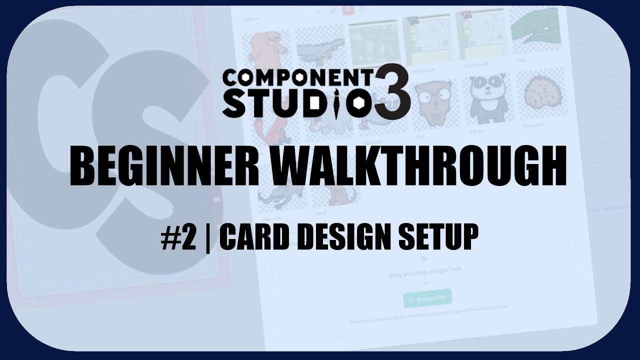 CS3 Card Design Setup | Component Studio Beginner Walkthrough #2 - YouTube