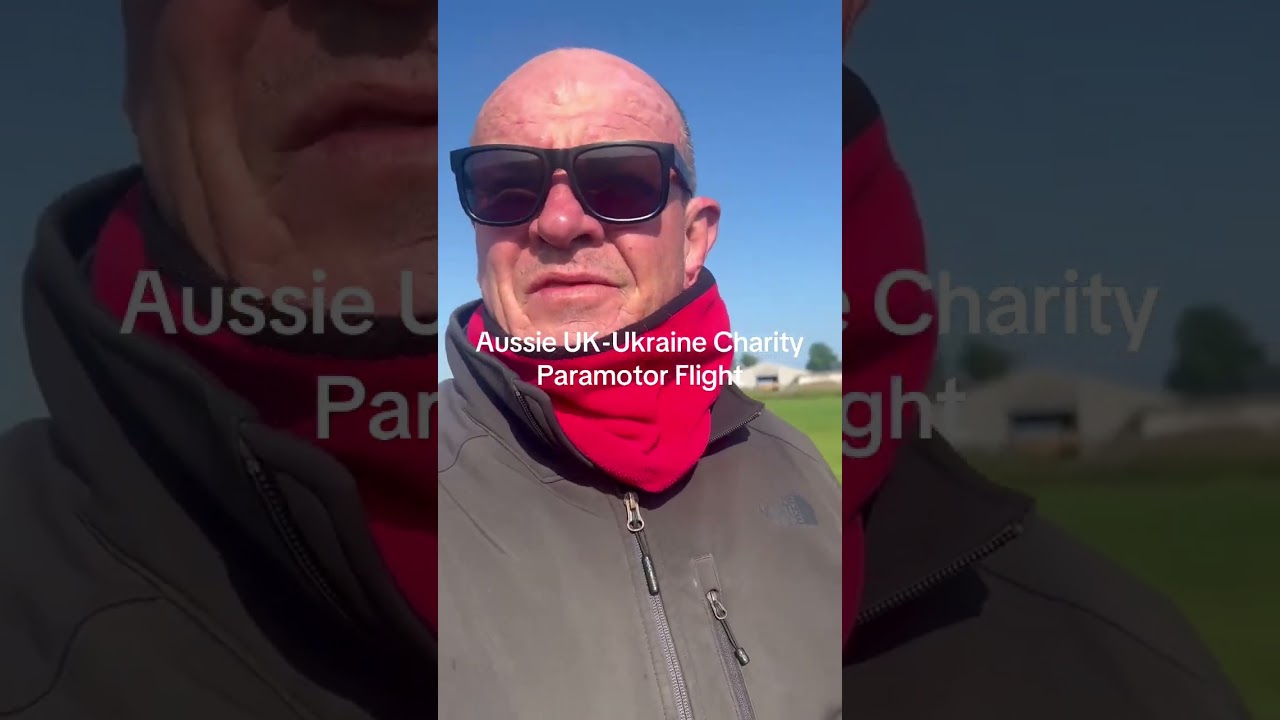 Gary Bell on the Aussie Paramotor Charity Flight - France and Belgium