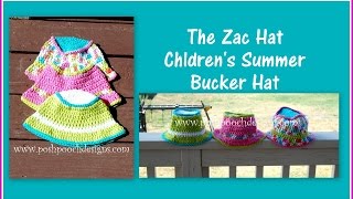 ZAC Hat   Kid's Summer Bucket Hat