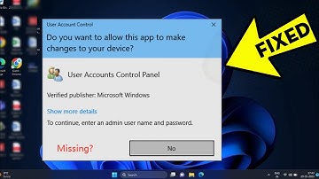 How to fix user account control (uac) yes button missing or grayed out in windows 10