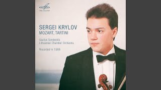 Violin Sonata in G Minor, Bg. 5 "Devil's Trill": I. Larghetto affettuoso - Sergei Krylov, Saulius Sondeckis, Lithuanian Chamber Orchestra