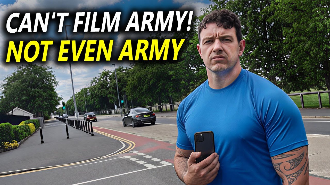 «Нельзя снимать армейскую собственность!» — Затем он признаётся, что даже не является военнослужа...