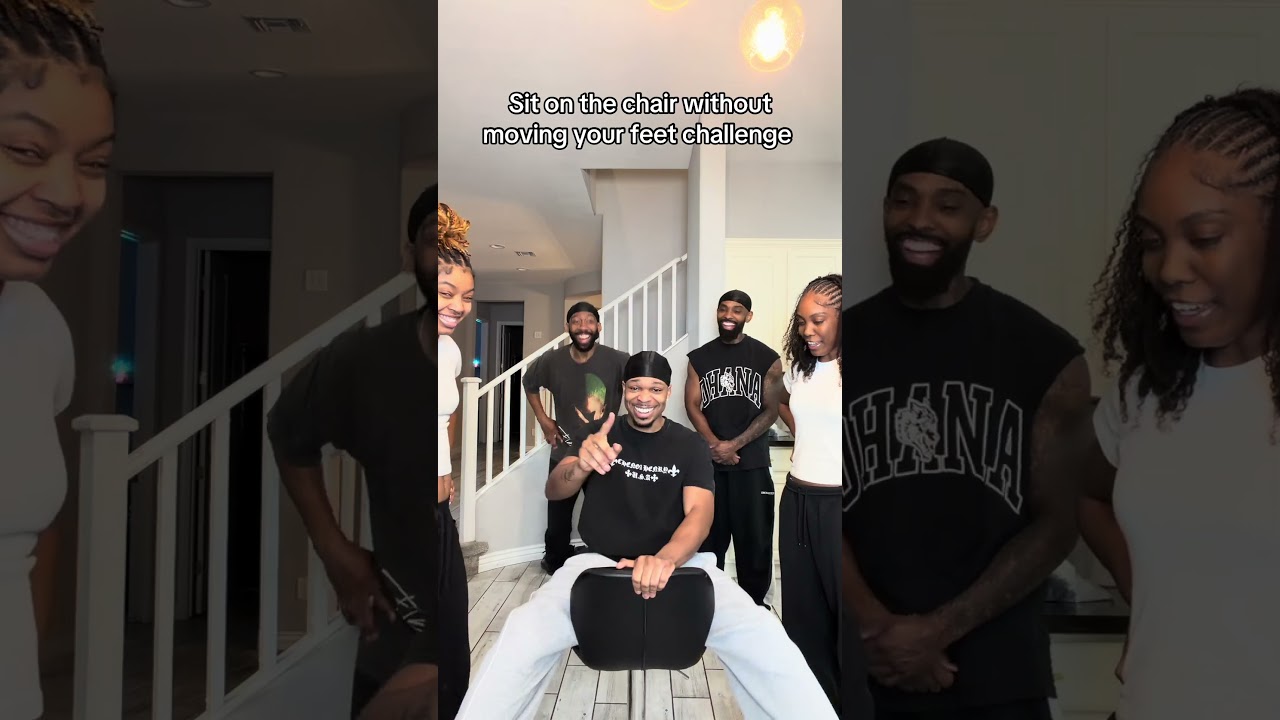 SIT ON THE CHAIR CHALLENGE #shorts