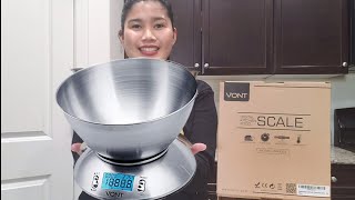 VONT DIGITAL FOOD SCALE | HOW TO USE VONT FOOD SCALE