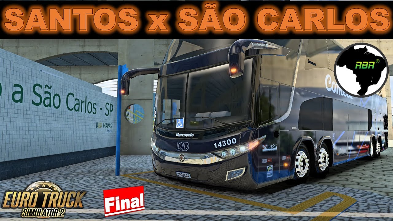 ETS2 🚍 G7 1800 DD (Americana, Limeira Cordeirópolis, São Carlos ) Chegada