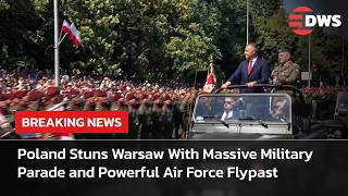 Poland Displays Military Power in Massive Warsaw Parade and Stunning Air Flypast | DWS News | AC14