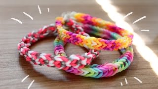Inverted Fishtail Bracelet Without A Loom | DIY