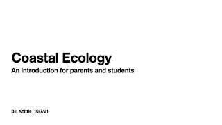 Coastal Ecology BHS Knittle