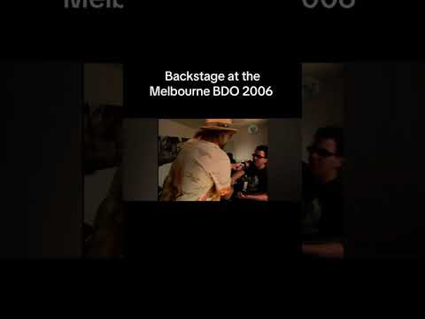 Backstage at the Melbourne BDO 2006