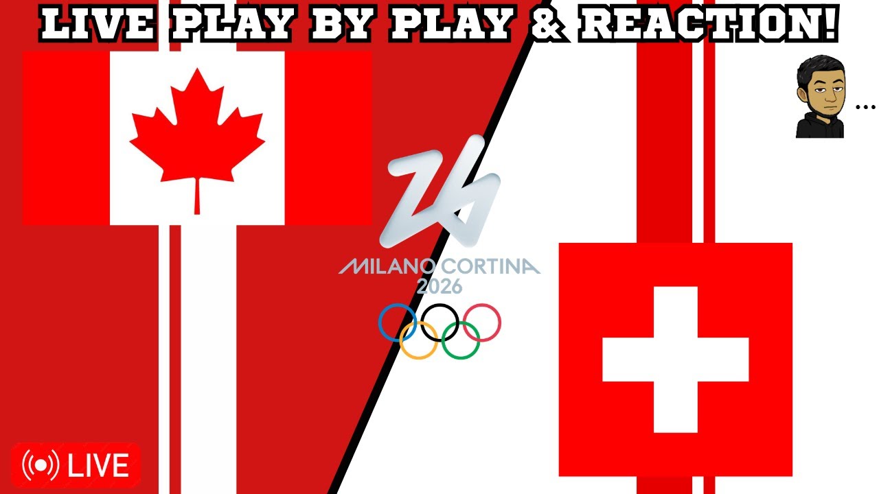 Canada vs Switzerland | 2026 Winter Olympics | Womens Hockey Live Play By Play & reaction (2/16/2026